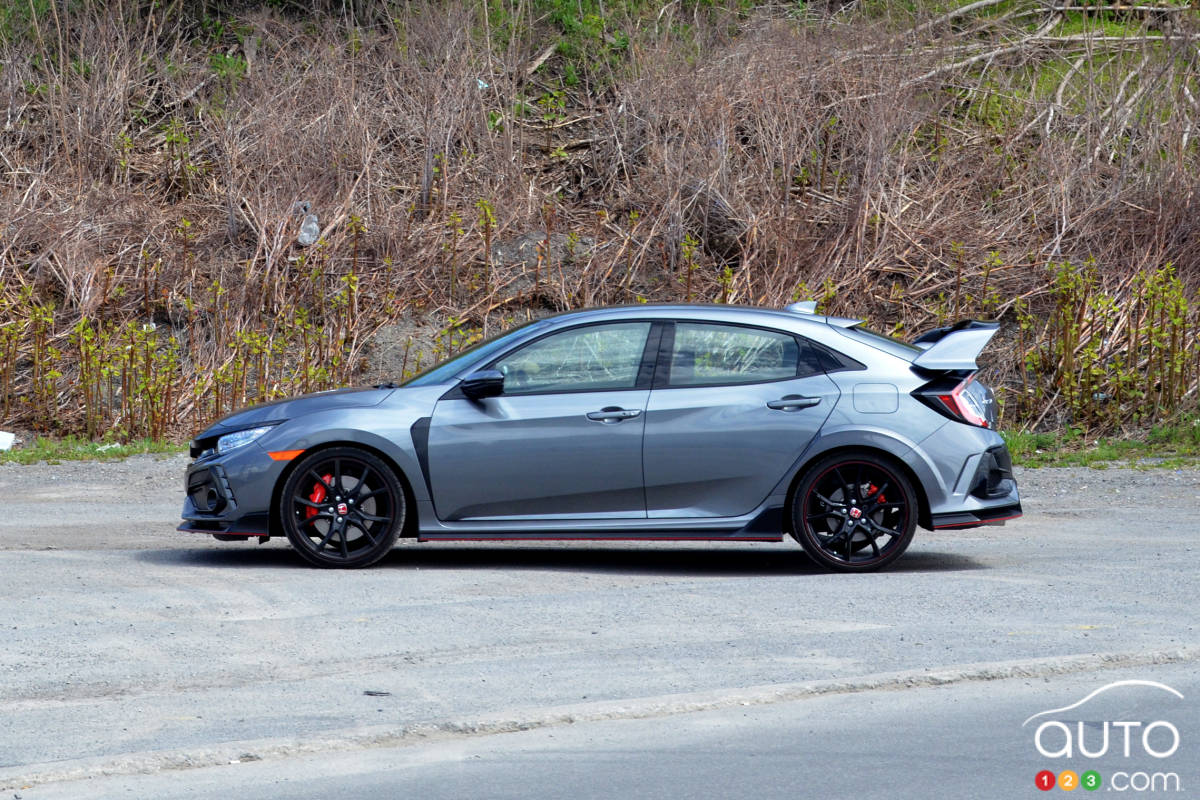 Honda Civic Type R 2021, profil